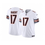 Men's Chicago Bears #17 Tyson Bagent White 2023 F.U.S.E. Vapor Untouchable Limited Football Stitched Jersey