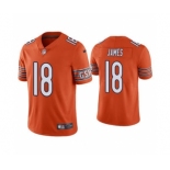 Men's Chicago Bears #18 Jesse James Orange Vapor untouchable Limited Stitched Football Jersey