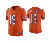 Men's Chicago Bears #19 Equanimeous St. Brown Orange Vapor untouchable Limited Stitched Jersey