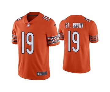 Men's Chicago Bears #19 Equanimeous St. Brown Orange Vapor untouchable Limited Stitched Jersey