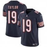 Men's Chicago Bears #19 Tory Taylor Navy Vapor Football Stitched Jersey