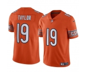 Men's Chicago Bears #19 Tory Taylor Orange Vapor Football Stitched Jersey