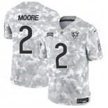 Men's Chicago Bears #2 DJ Moore 2024 F.U.S.E Arctic Camo Salute To Service Limited Stitched Football Jersey