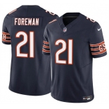 Men's Chicago Bears #21 D'Onta Foreman Navy 2023 F.U.S.E. Vapor Football Stitched Jersey