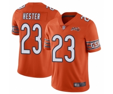 Men's Chicago Bears #23 Devin Hester Orange Alternate 100th Season Limited Football Jersey