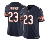 Men's Chicago Bears #23 Roschon Johnson Navy 2023 F.U.S.E. Vapor Stitched Football Jersey