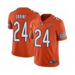 Men's Chicago Bears #24 Buster Skrine Orange Alternate 100th Season Limited Football Jersey