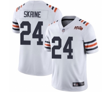 Men's Chicago Bears #24 Buster Skrine White 100th Season Limited Football Jersey