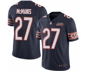 Men's Chicago Bears #27 Sherrick McManis Navy Blue Team Color 100th Season Limited Football Jersey