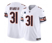 Men's Chicago Bears #31 Kevin Byard III White 2024 F.U.S.E. With 1-star C Patch Vapor Untouchable Limited Football Stitched Jersey