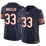 Men's Chicago Bears #33 Ian Wheeler Navy 2023 F.U.S.E. Vapor Football Stitched Jersey