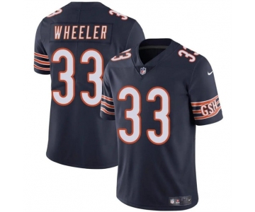 Men's Chicago Bears #33 Ian Wheeler Navy Vapor Football Stitched Jersey