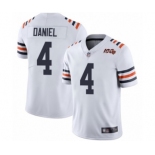 Men's Chicago Bears #4 Chase Daniel White 100th Season Limited Football Jersey