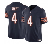 Men's Chicago Bears #4 D’Andre Swift Navy 2023 F.U.S.E. Vapor Football Stitched Jersey