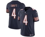 Men's Chicago Bears #4 D’Andre Swift Navy Vapor Football Stitched Jersey