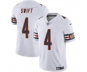 Men's Chicago Bears #4 D’Andre Swift White Vapor Football Stitched Jersey