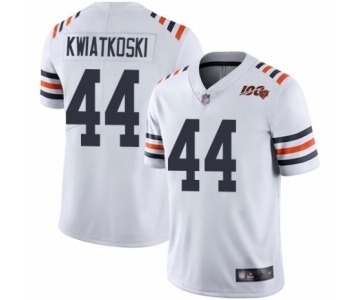 Men's Chicago Bears #44 Nick Kwiatkoski White 100th Season Limited Football Jersey