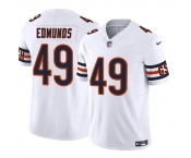 Men's Chicago Bears #49 Tremaine Edmunds White 2023 F.U.S.E. Vapor Football Stitched Jersey