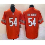 Men's Chicago Bears #54 Brian Urlacher Orange 2023 FUSE Vapor Limited Stitched Jersey