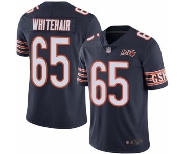 Men's Chicago Bears #65 Cody Whitehair Navy Blue Team Color 100th Season Limited Football Jersey