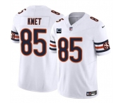 Men's Chicago Bears #85 Cole Kmet White 2024 F.U.S.E. With 1-star C Patch Vapor Untouchable Limited Football Stitched Jersey