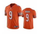 Men's Chicago Bears #9 Jaquan Brisker Orange Vapor untouchable Limited Stitched Jersey