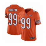 Men's Chicago Bears #99 Dan Hampton Orange Alternate 100th Season Limited Football Jersey