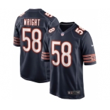 Men's  Chicago Bears Darnell Wright Nike Navy 2023 NFL Draft First Round Pick Jersey