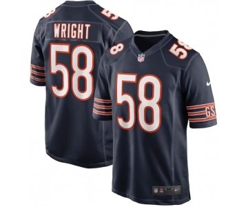 Men's  Chicago Bears Darnell Wright Nike Navy 2023 NFL Draft First Round Pick Jersey