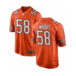 Men's Chicago Bears Darnell Wright Nike Orange 2023 NFL Draft First Round Pick Jersey