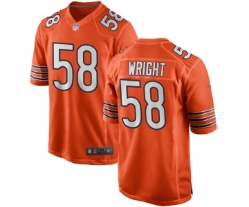 Men's Chicago Bears Darnell Wright Nike Orange 2023 NFL Draft First Round Pick Jersey