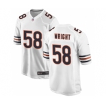 Men's Chicago Bears Darnell Wright Nike White 2023 NFL Draft First Round Pick Jersey