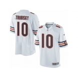 Men's Nike Chicago Bears #10 Mitchell Trubisky Limited White NFL Jersey