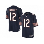 Men's Nike Chicago Bears #12 Matt Barkley Limited Navy Blue Team Color NFL Jersey