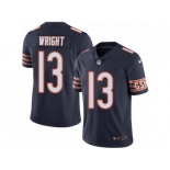 Men's Nike Chicago Bears #13 Kendall Wright Vapor Untouchable Limited Navy Blue Team Color NFL Jersey