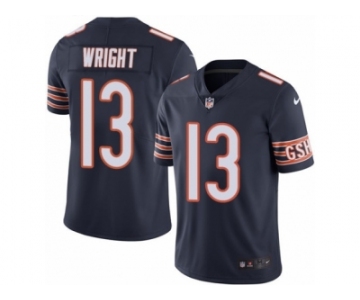 Men's Nike Chicago Bears #13 Kendall Wright Vapor Untouchable Limited Navy Blue Team Color NFL Jersey