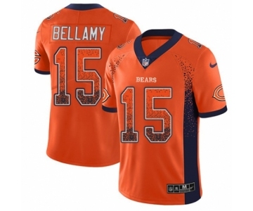 Men's Nike Chicago Bears #15 Josh Bellamy Limited Orange Rush Drift Fashion NFL Jersey