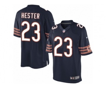 Men's Nike Chicago Bears #23 Devin Hester Limited Navy Blue Team Color NFL Jersey