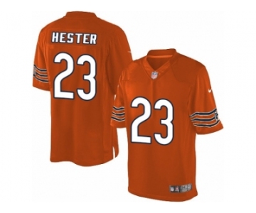 Men's Nike Chicago Bears #23 Devin Hester Limited Orange Alternate NFL Jersey