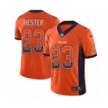 Men's Nike Chicago Bears #23 Devin Hester Limited Orange Rush Drift Fashion NFL Jersey