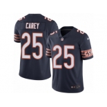 Men's Nike Chicago Bears #25 Ka'Deem Carey Limited Navy Blue Rush NFL Jersey