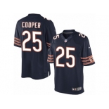 Men's Nike Chicago Bears #25 Marcus Cooper Limited Navy Blue Team Color NFL Jersey