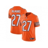 Men's Nike Chicago Bears #27 Sherrick McManis Vapor Untouchable Limited Orange Rush NFL Jersey