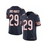 Men's Nike Chicago Bears #29 Harold Jones-Quartey Limited Navy Blue Rush NFL Jersey