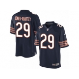 Men's Nike Chicago Bears #29 Harold Jones-Quartey Limited Navy Blue Team Color NFL Jersey