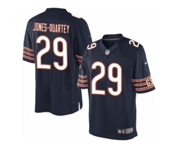 Men's Nike Chicago Bears #29 Harold Jones-Quartey Limited Navy Blue Team Color NFL Jersey