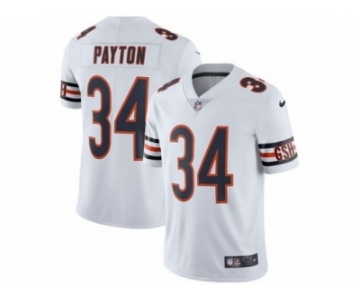 Men's Nike Chicago Bears #34 Walter Payton Vapor Untouchable Limited White NFL Jersey