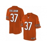 Men's Nike Chicago Bears #37 Bryce Callahan Limited Orange Alternate NFL Jersey