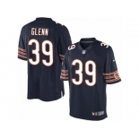 Men's Nike Chicago Bears #39 Jacoby Glenn Limited Navy Blue Team Color NFL Jersey