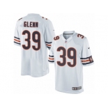 Men's Nike Chicago Bears #39 Jacoby Glenn Limited White NFL Jersey